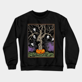 Halloween Tree Crewneck Sweatshirt